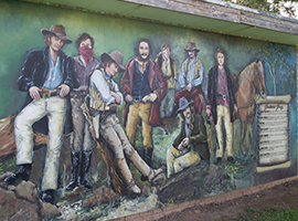Eugowra Bushranger Mural